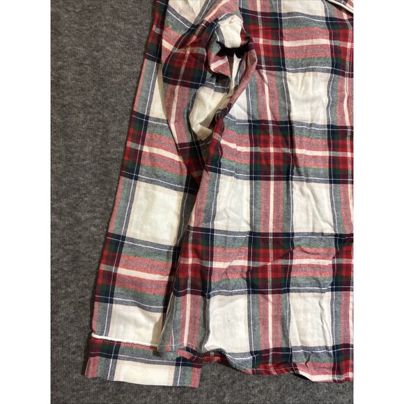 Stars Above Women’s Top Sleepwear Long Sleeve Plaid Red Medium - Picture 2 of 6